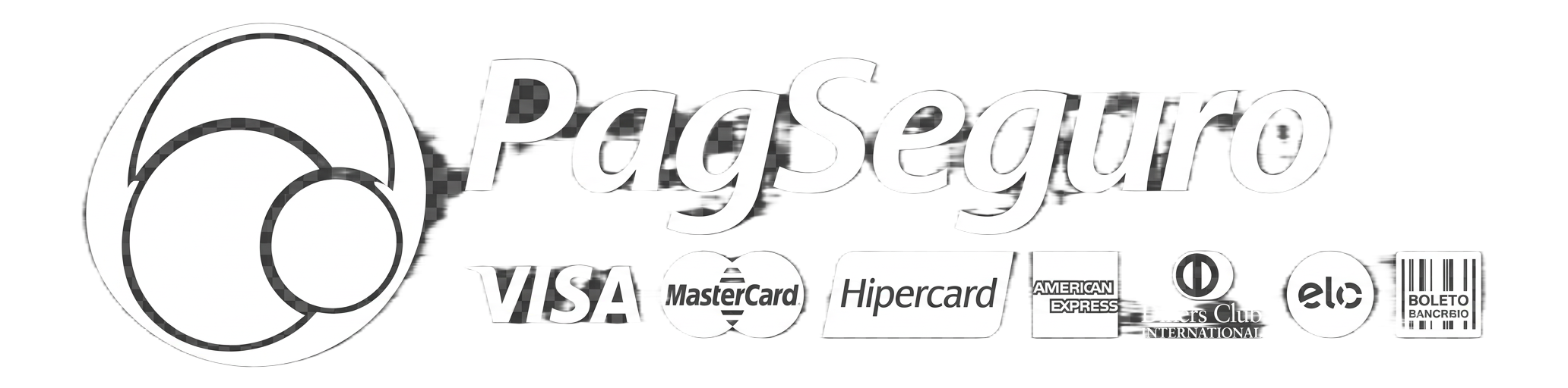PagSeguro — Visa, Mastercard, Hipercard, American Express, Diners Club, Elo e Banco do Brasil